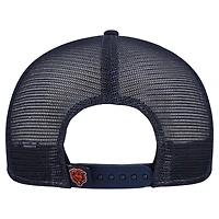 Men's New Era Orange/Navy Chicago Bears Outdoor Split Panel 9FIFTY Snapback Hat