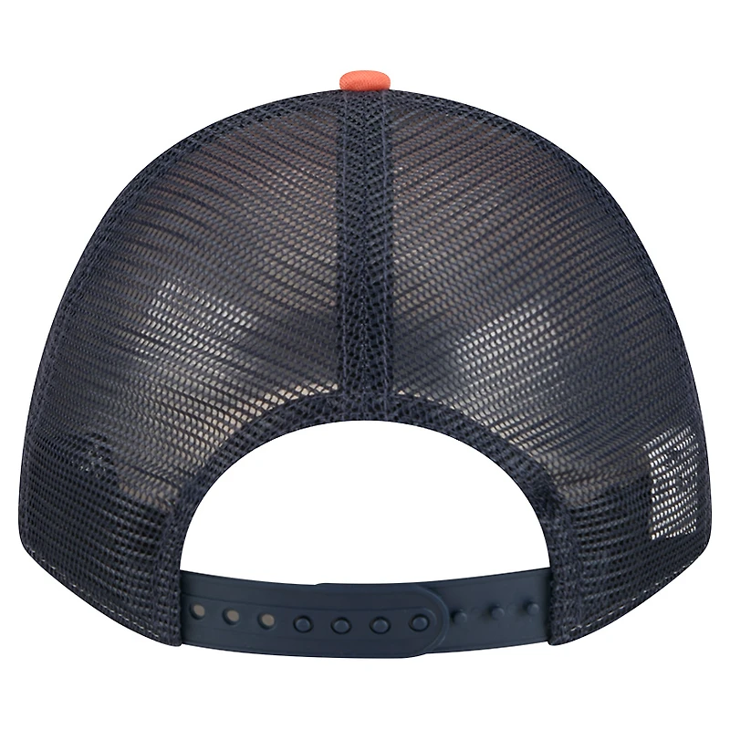 Casquette ajustable 9FORTY orange New Era pour homme, motif Bear Linear A-Frame des Chicago Bears