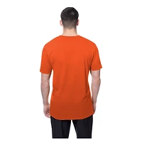 T-shirt orange New Era pour homme avec logo authentique des Chicago Bears
