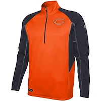 Veste à demi-fermeture éclair pour homme Chicago Bears Combine Authentic Two-a-Days Orange New Era