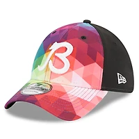 Casquette flexible New Era Chicago Bears 2023 NFL Crucial Catch 39THIRTY pour homme rose