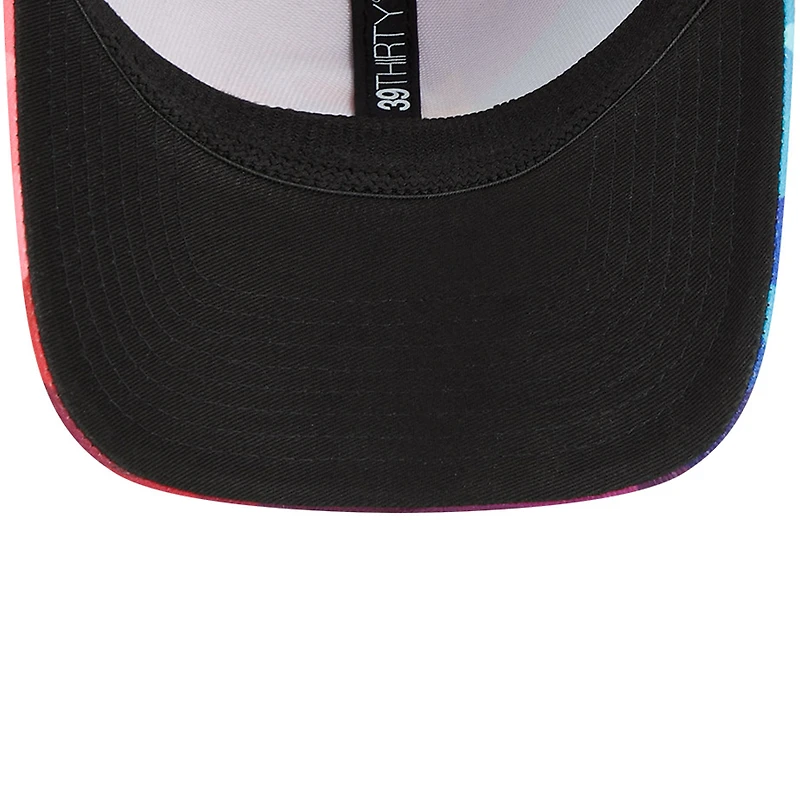Casquette flexible New Era Chicago Bears 2023 NFL Crucial Catch 39THIRTY pour homme rose