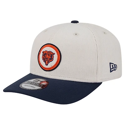 Casquette ajustable en velours côtelé 9SEVENTY pour homme New Era Stone Chicago Bears