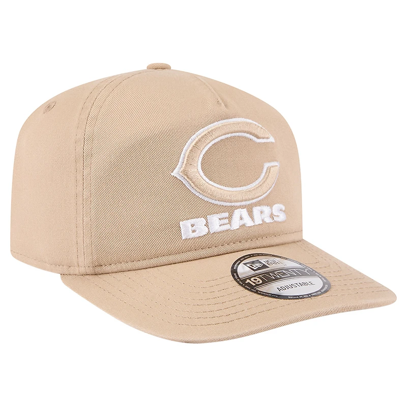 Men's New Era Tan Chicago Bears 19TWENTY Adjustable Hat