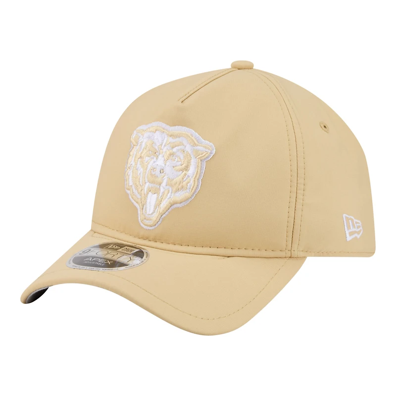 Men's New Era Tan Chicago Bears Apex 9FORTY Adjustable Hat