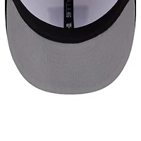 Casquette New Era 59FIFTY pré-courbée blanche et noire Chicago Bears, édition spéciale NFL Draft 2026, pour homme