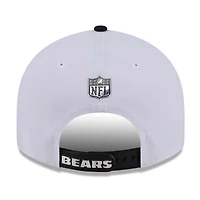 Men's New Era White/Black Chicago Bears 2026 NFL Draft Pre-Curved 9FIFTY Snapback Hat