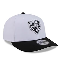 Men's New Era  White/Black Chicago Bears 2026 NFL Draft Pre-Curved 9FIFTY Snapback Hat