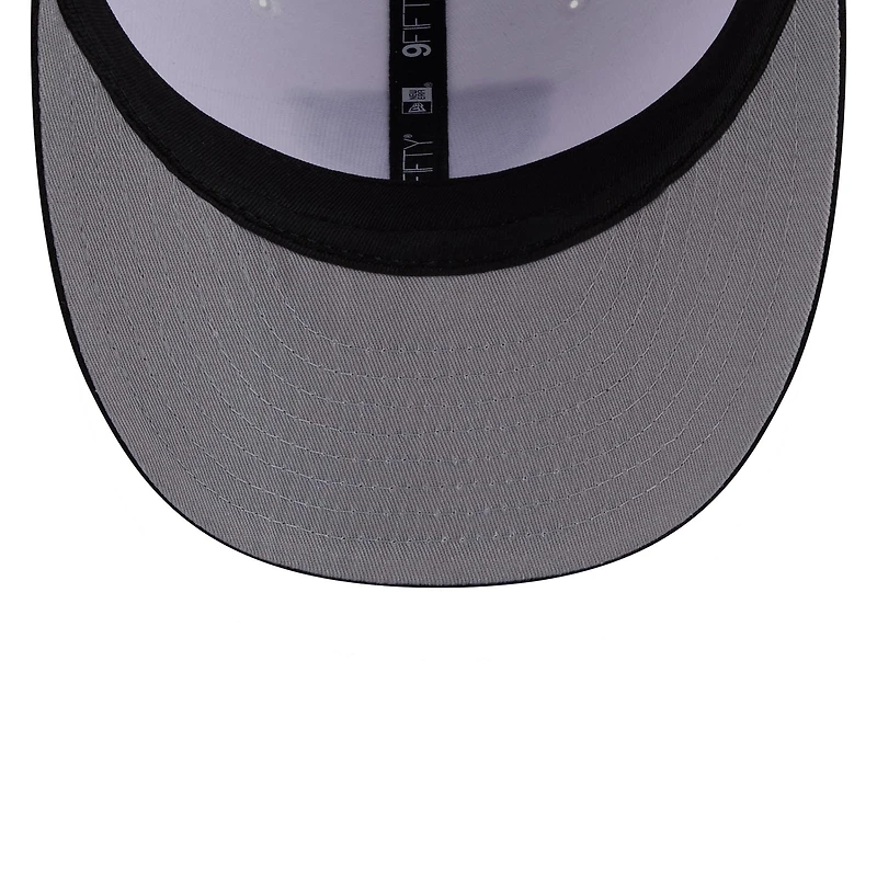 Men's New Era  White/Black Chicago Bears 2026 NFL Draft Pre-Curved 9FIFTY Snapback Hat
