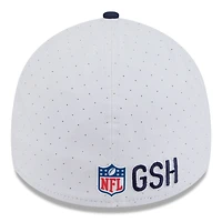 Men's New Era  White/Navy Chicago Bears 2025 NFL Training Camp 39THIRTY Flex Hat