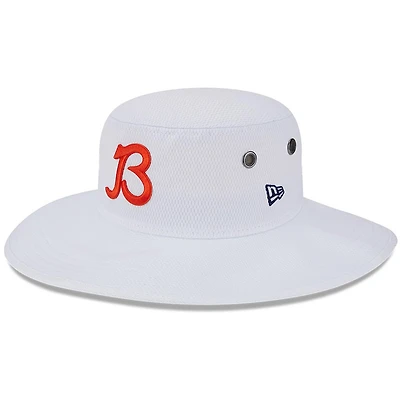 Casquette bob Panama New Era Chicago Bears 2023 NFL Training Camp Secondary Logo pour homme