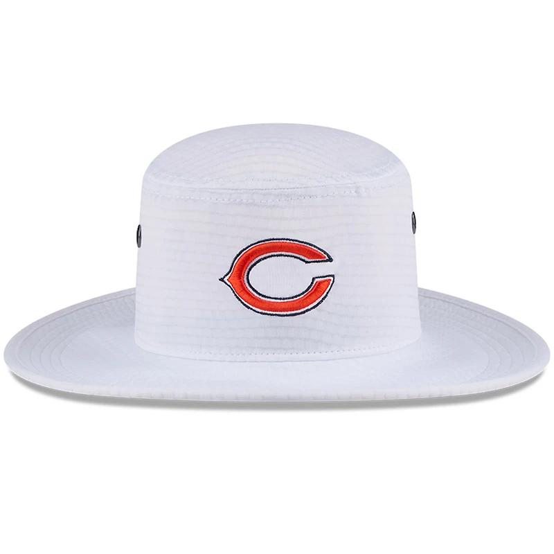 Bob New Era blanc Chicago Bears 2024 NFL Training Camp Panama pour hommes