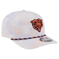 Men's New Era  White Chicago Bears Camo Rope 9SEVENTY Adjustable Hat