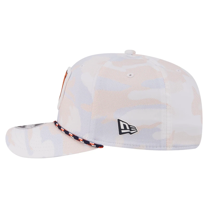 Men's New Era White Chicago Bears Camo Rope 9SEVENTY Adjustable Hat