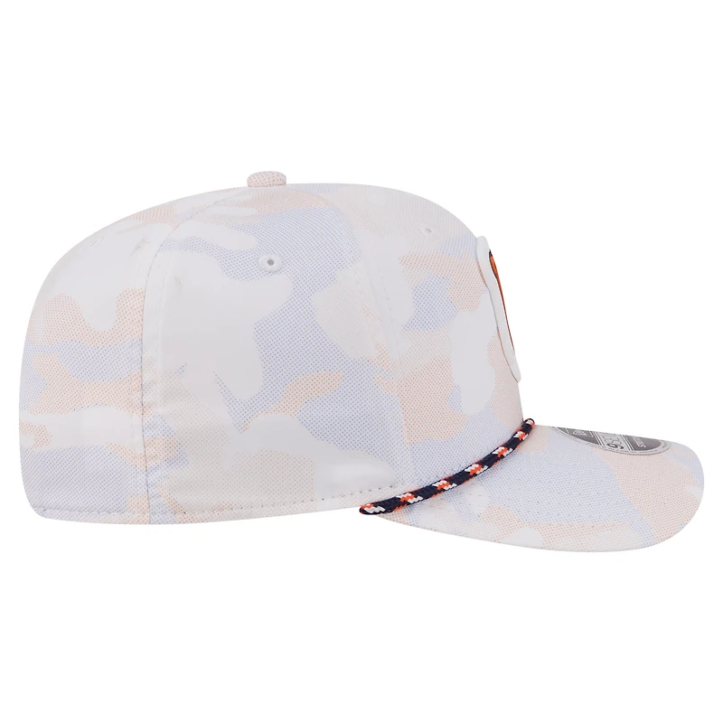Men's New Era White Chicago Bears Camo Rope 9SEVENTY Adjustable Hat