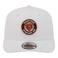 Men's New Era  White Chicago Bears COOLERA 9SEVENTY Adjustable Hat