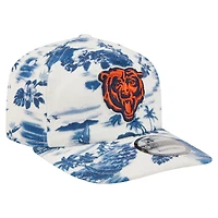 Men's New Era White Chicago Bears Tropics 19TWENTY Adjustable Hat