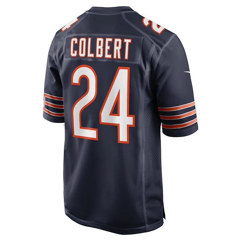 Maillot de match Nike Adrian Colbert bleu marine pour homme des Chicago Bears