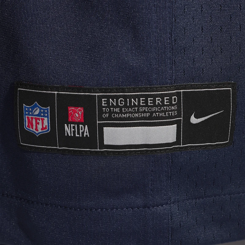 Maillot de match Nike Adrian Colbert bleu marine pour homme des Chicago Bears
