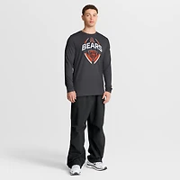 T-shirt Nike anthracite Chicago Bears Primetime Legend Icon Performance à manches longues pour homme