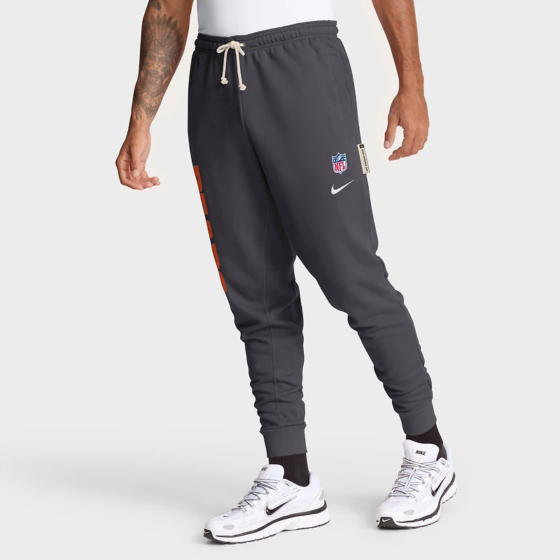Men's Nike Anthracite Chicago Bears Sideline Standard Issue Ground Game Dri-FIT Taper Pants