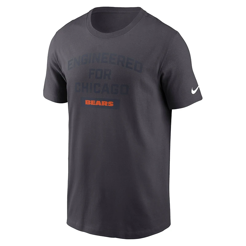 T-shirt Nike City Essential anthracite Chicago Bears pour homme