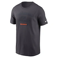 T-shirt Nike City Essential anthracite Chicago Bears pour homme