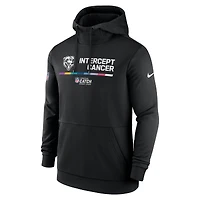 Men's Nike Black Chicago Bears 2022 NFL Crucial Catch - Therma Performance Pullover Hoodie