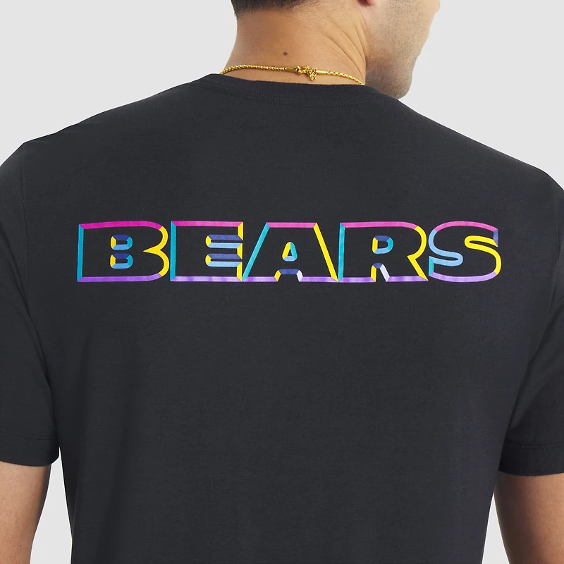 T-shirt Nike noir Chicago Bears 2025 Crucial Catch Tri-Blend Dri-FIT pour homme