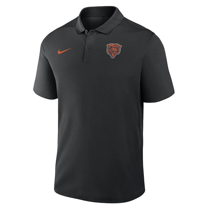 Men's Nike Black Chicago Bears Dri-FIT Victory Polo