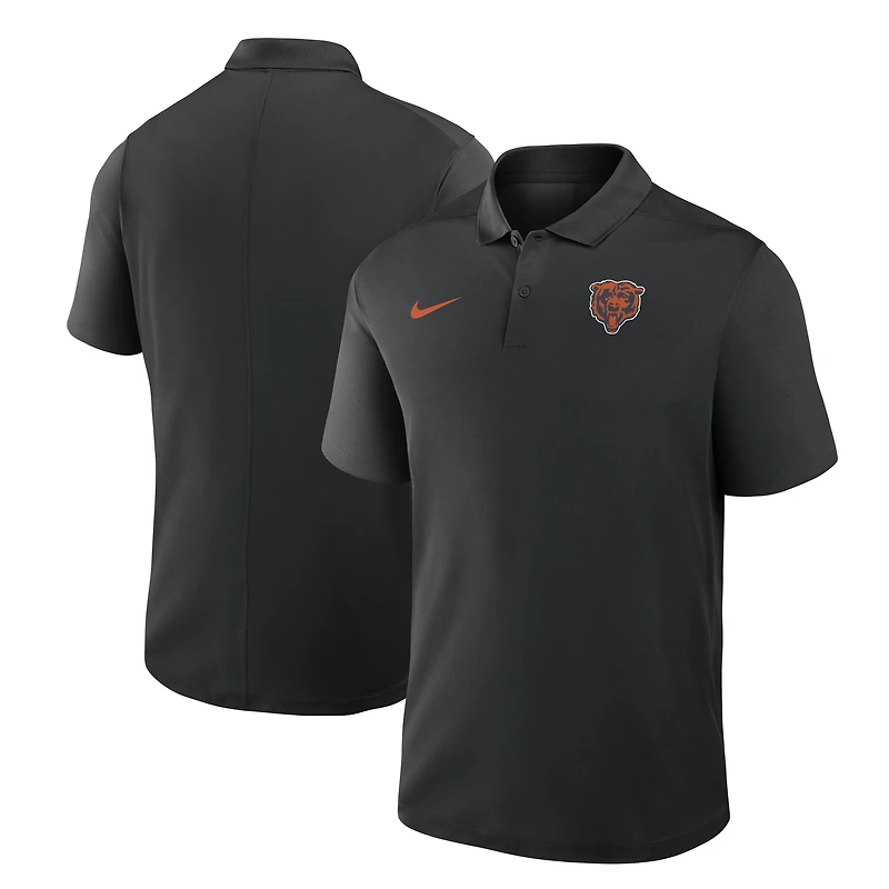 Men's Nike Black Chicago Bears Dri-FIT Victory Polo