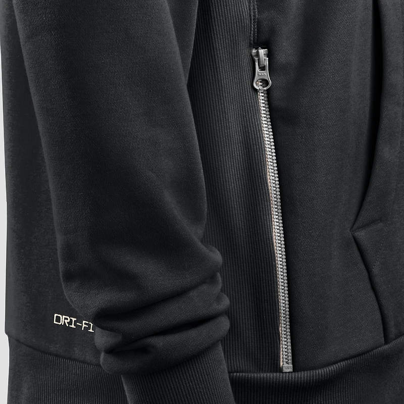 Men's Nike Black Chicago Bears Tall 2025 NFL Crucial Catch Sideline Standard Issue Dri-FIT Hoodie