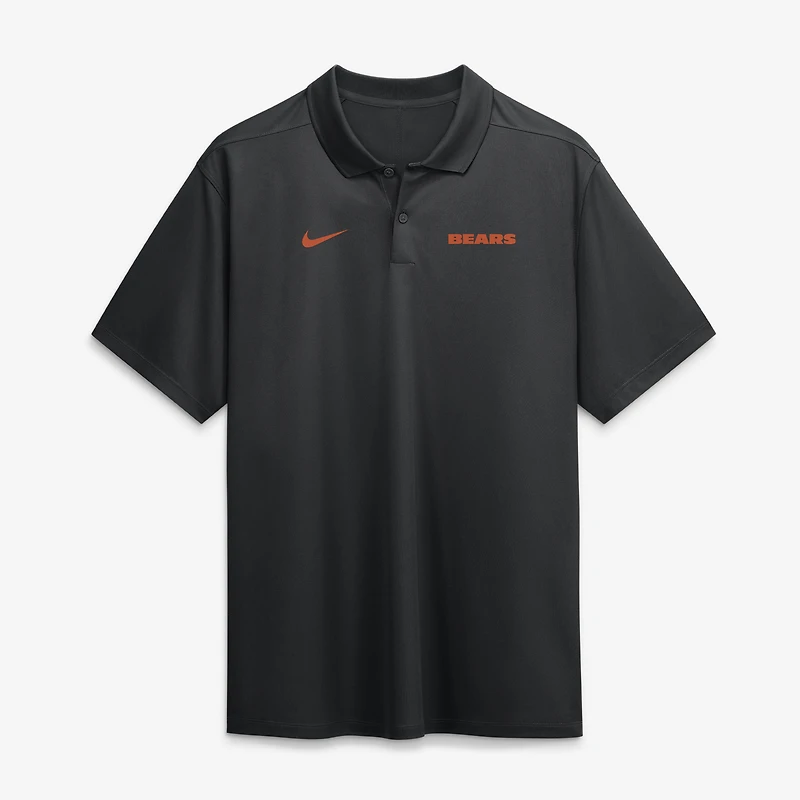 Men's Nike Black Chicago Bears Wordmark Victory Dri-FIT Polo