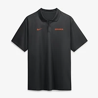 Men's Nike Black Chicago Bears Wordmark Victory Dri-FIT Polo