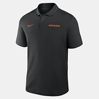 Men's Nike Black Chicago Bears Wordmark Victory Dri-FIT Polo