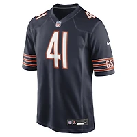 Maillot de joueur retraité Nike Brian Piccolo pour hommes, bleu marine, Chicago Bears Game