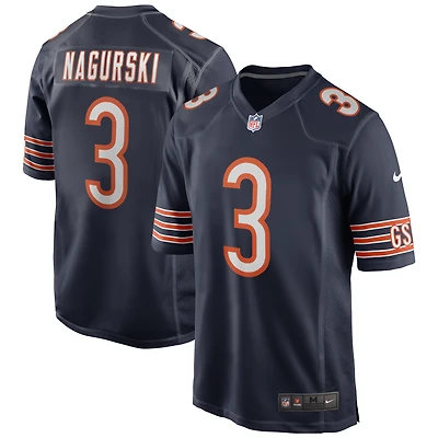 Maillot de joueur retraité Nike Bronko Nagurski pour hommes, bleu marine, Chicago Bears Game