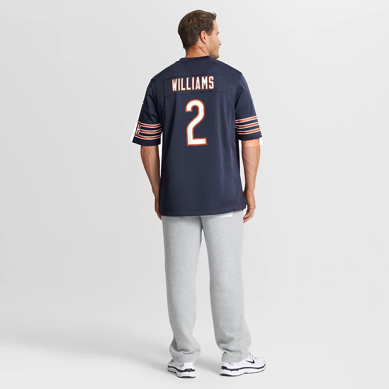Men's Nike Caleb Williams Navy Chicago Bears  Player Game Jersey