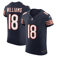 Men's Nike Caleb Williams Navy Chicago Bears  Vapor F.U.S.E. Elite Jersey