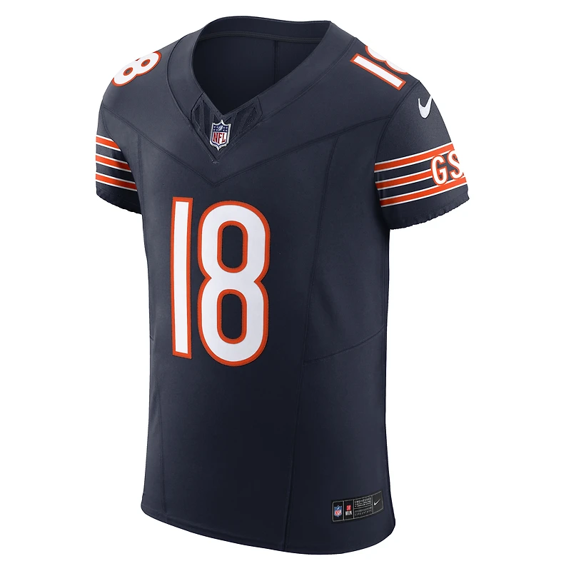 Men's Nike Caleb Williams Navy Chicago Bears Vapor F.U.S.E. Elite Jersey
