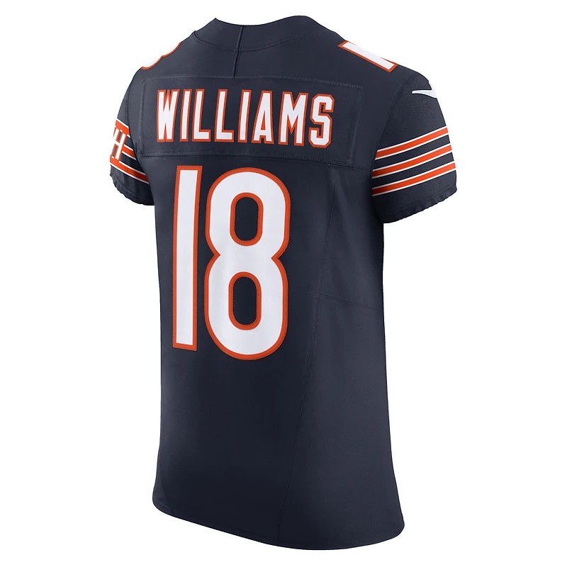Men's Nike Caleb Williams Navy Chicago Bears  Vapor F.U.S.E. Elite Jersey