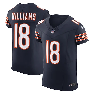 Men's Nike Caleb Williams Navy Chicago Bears Vapor F.U.S.E. Elite Jersey