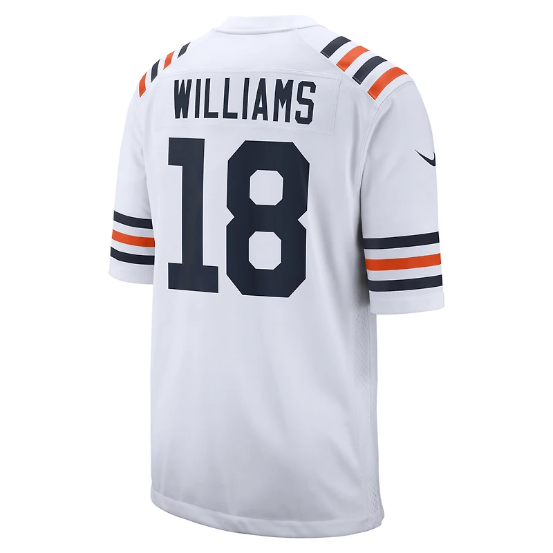 Maillot Nike Caleb Williams pour homme, blanc, Chicago Bears, NFL Draft 2nd Alternate Game Player, 2024