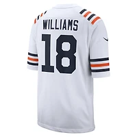 Maillot Nike Caleb Williams pour homme, blanc, Chicago Bears, NFL Draft 2nd Alternate Game Player, 2024