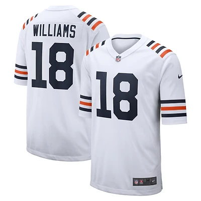Maillot Nike Caleb Williams pour homme, blanc, Chicago Bears, NFL Draft 2nd Alternate Game Player, 2024