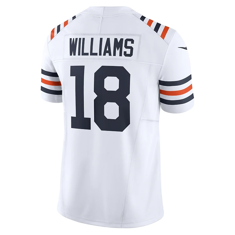 Maillot Nike Caleb Williams blanc Chicago Bears Vapor F.U.S.E. Limited pour homme