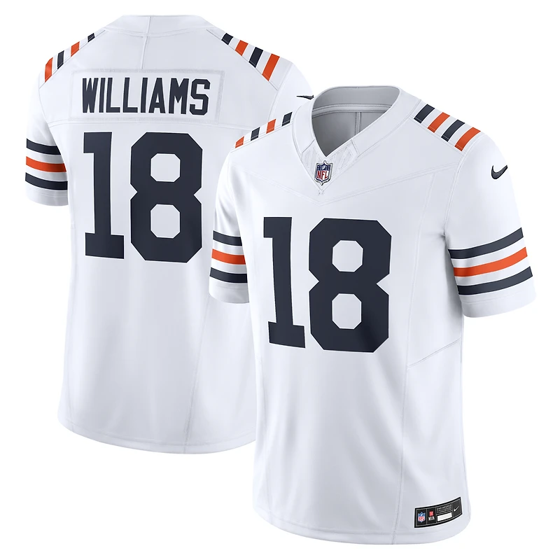Maillot Nike Caleb Williams blanc Chicago Bears Vapor F.U.S.E. Limited pour homme