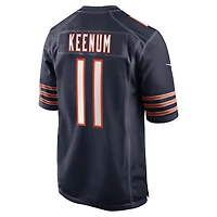 Maillot Nike Case Keenum bleu marine pour homme des Chicago Bears