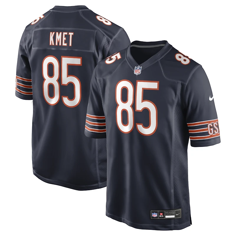 Men's Nike Cole Kmet Navy Chicago Bears Player Game Jersey