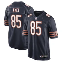 Men's Nike Cole Kmet Navy Chicago Bears Player Game Jersey